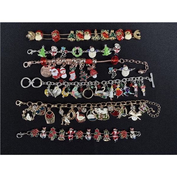 Costume Jewelry Christmas Bracelets