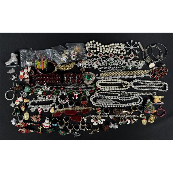 Christmas Costume Jewelry Lot
