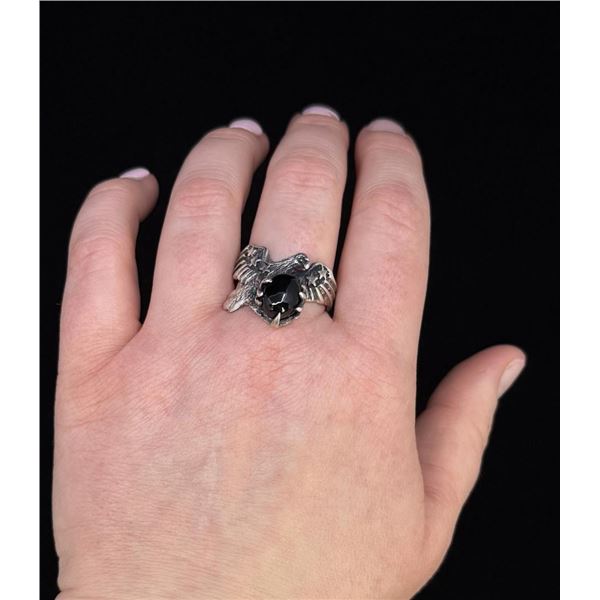 Sterling Silver Eagle Ring