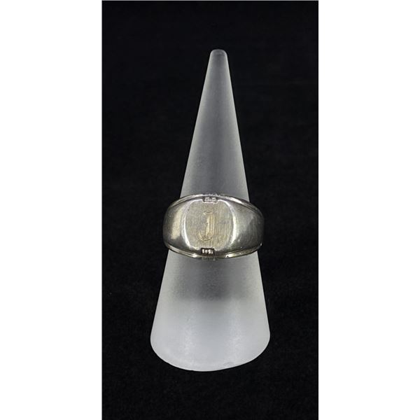 Dee Bee Sterling Silver Signet Ring