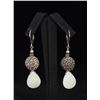 Image 1 : Sterling Silver Mother of Pearl Earrings