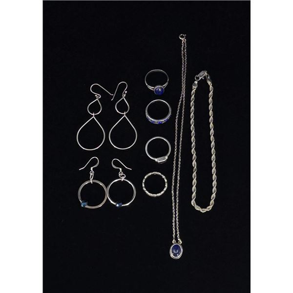 Collection of Sterling Silver Jewelry