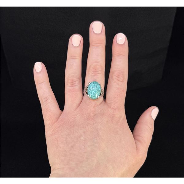 Sterling Silver Amazonite Ring