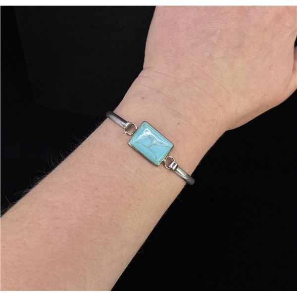Sterling Silver Turquoise Bracelet