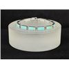 Image 2 : Sterling Silver Turquoise Link Bracelet