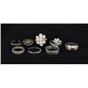Image 1 : Collection of Sterling Silver Rings
