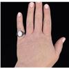 Image 1 : Sterling Silver Mother of Pearl Ring