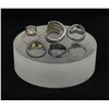 Image 2 : Collection of Sterling Silver Rings