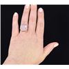Image 1 : Sterling Silver Rose Quartz Ring