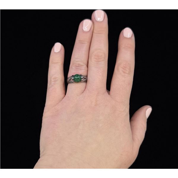 Sterling Silver Malachite Ring