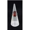 Image 2 : Sterling Silver Garnet Ring