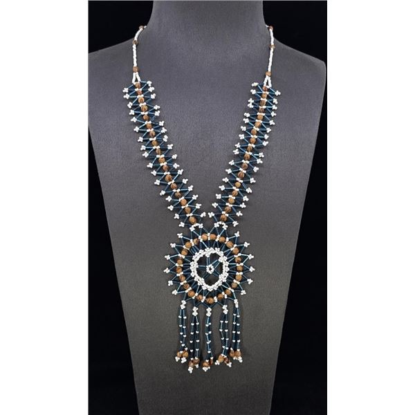 Ghost Bead Native American Indian Necklace