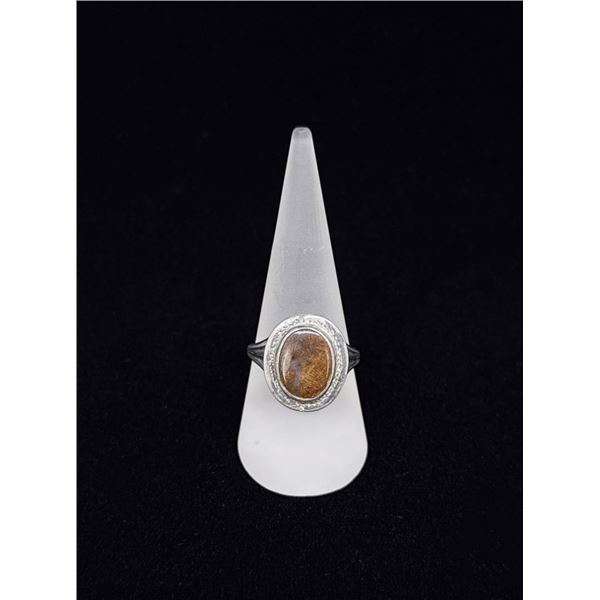 Agate Sterling Silver Ring