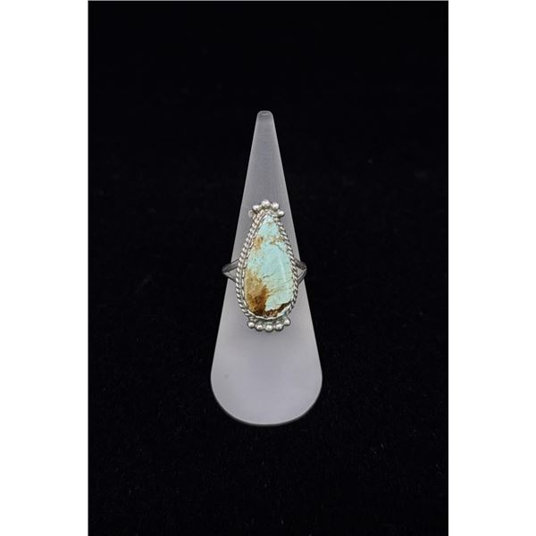 Navajo Sterling Silver Turquoise Ring
