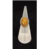 Image 1 : Baltic Amber Sterling Silver Ring
