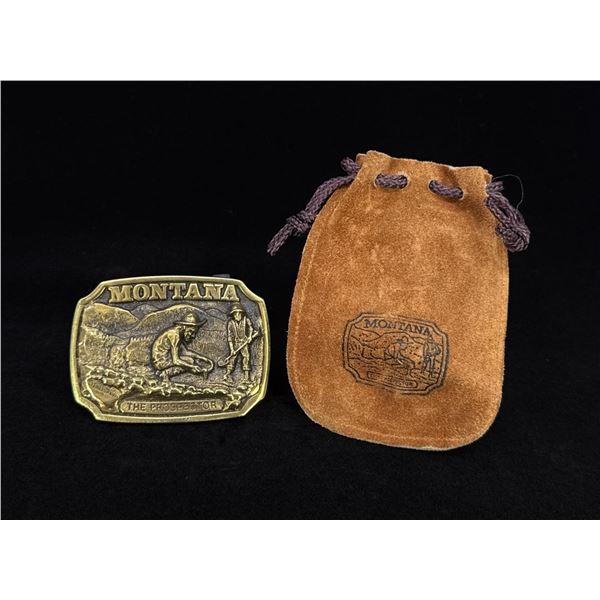 Montana Bronze The Prospector Belt Buckle
