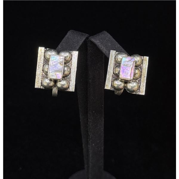 Taxco Mexico Sterling Silver Earrings