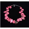 Image 2 : Pink Howlite Southwestern Style Necklace