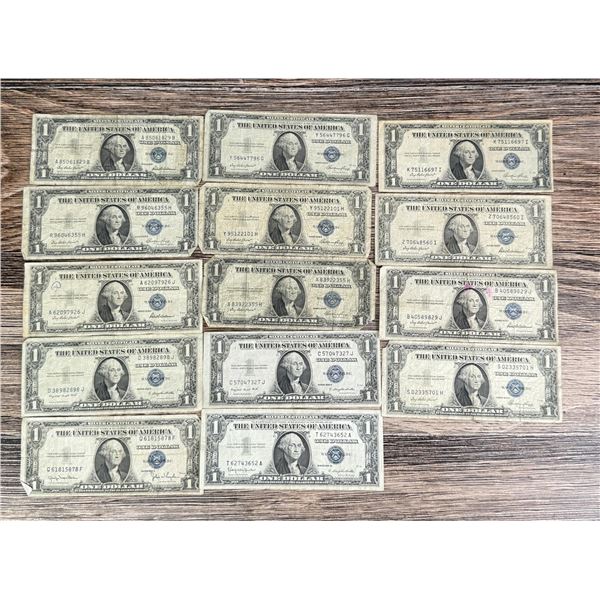 Collection of $1 Silver Certificates