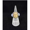 Image 1 : Sterling Silver Jasper and Moonstone Ring