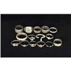 Image 1 : Collection of Sterling Silver Rings