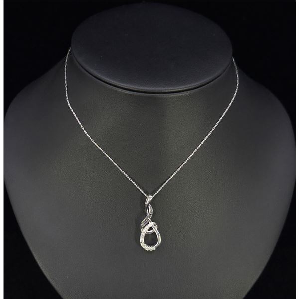 Kay Jewelers Sterling Silver Diamond Necklace