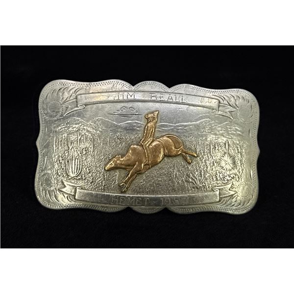 Jim Beall California Bull Riding Trophy Buckle