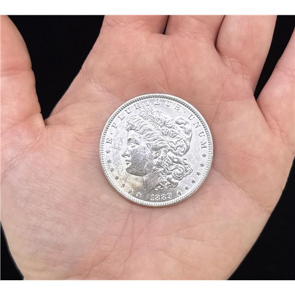 1889 P Morgan Silver Dollar