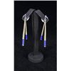 Image 1 : Zuni TCA Sterling Silver Lapis Lazuli Earrings