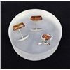 Image 4 : Baltic Amber Sterling Silver Cufflinks and Pendant