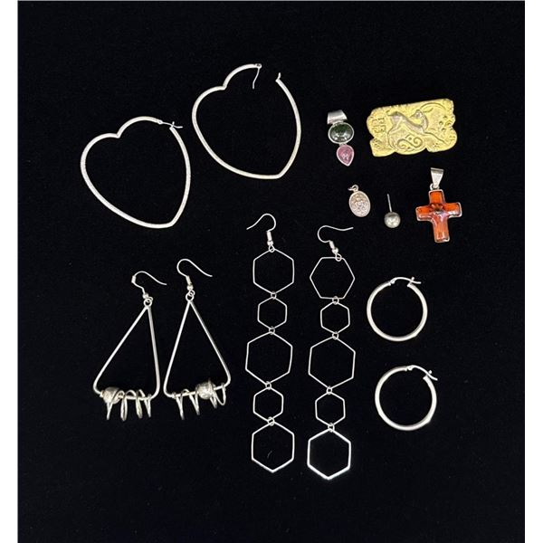 Collection of Sterling Silver Jewelry
