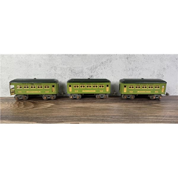 Prewar Lionel Pullman Observation Cars 607 608