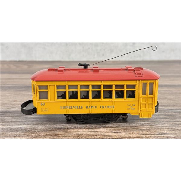Lionel 60 Lionelville Rapid Transit Trolley