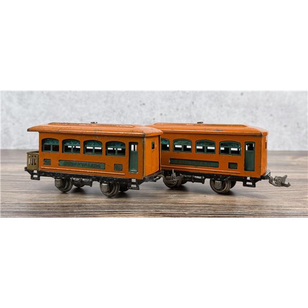 Lionel Prewar Pullman Observation Cars 629 630
