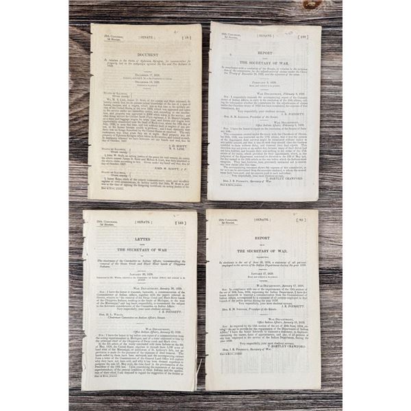 Indian Wars Senate Hearing Documents