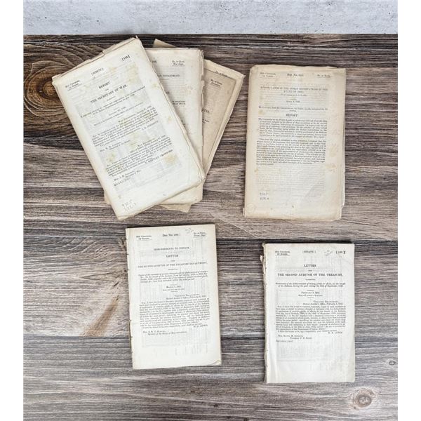 Indian Wars Senate Hearing Documents