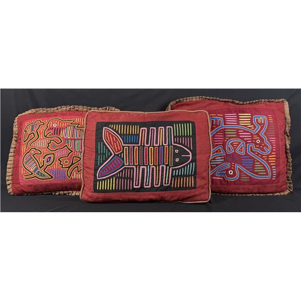 Kuna Mola Cloth Pillows