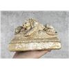 Image 6 : Italian Canova Lion Chalkware Bookends