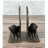 Image 3 : Antique Cast Metal Lion Bookends