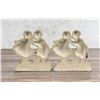 Image 2 : Hubley 332 Cast Iron Kissing Dutch Kids Bookends