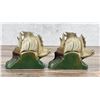 Image 3 : White Metal Mayflower Ship Bookends