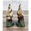 Image 4 : White Metal Mayflower Ship Bookends
