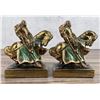 Image 2 : Paul Herzel Marion Bronze Knight Crusader Bookends