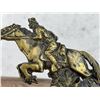 Image 9 : Brass Pony Express US Mail Rider Bookends