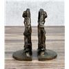 Image 3 : Art Nouveau Nude in Wreath Cast Iron Bookends