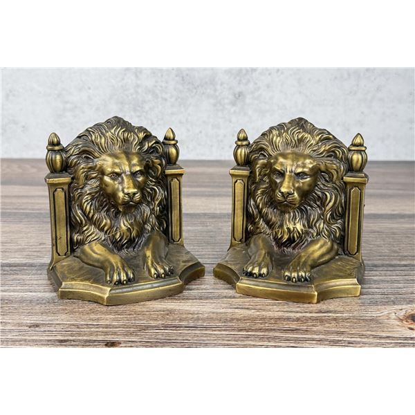 Philadelphia Manufacturing PM Lion Bookends 419B