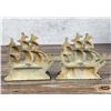 Image 3 : Cast Iron Spanish Galleon Pirate Ship Bookends