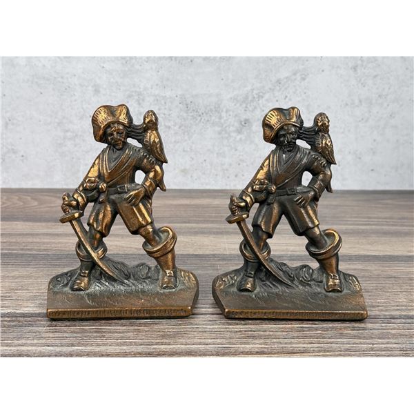 Verona Cast Iron Pirate Buccaneer Bookends
