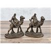 Image 1 : Hubley Cast Iron Bedouin Arabian Warrior Bookends