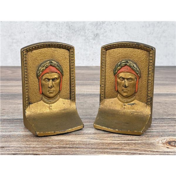 Judd Manufacturing Cast Iron Dante Bookends 9973